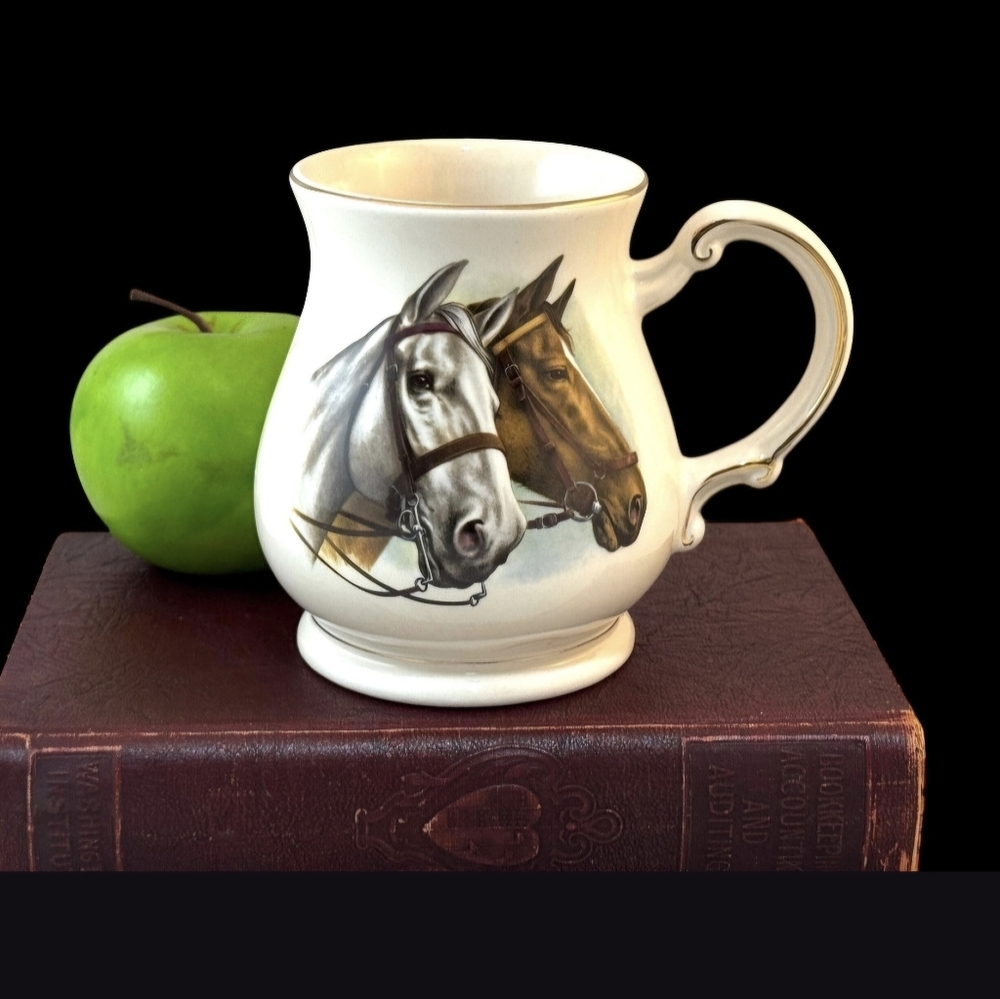 Horse Portrait English Ceramic Mug